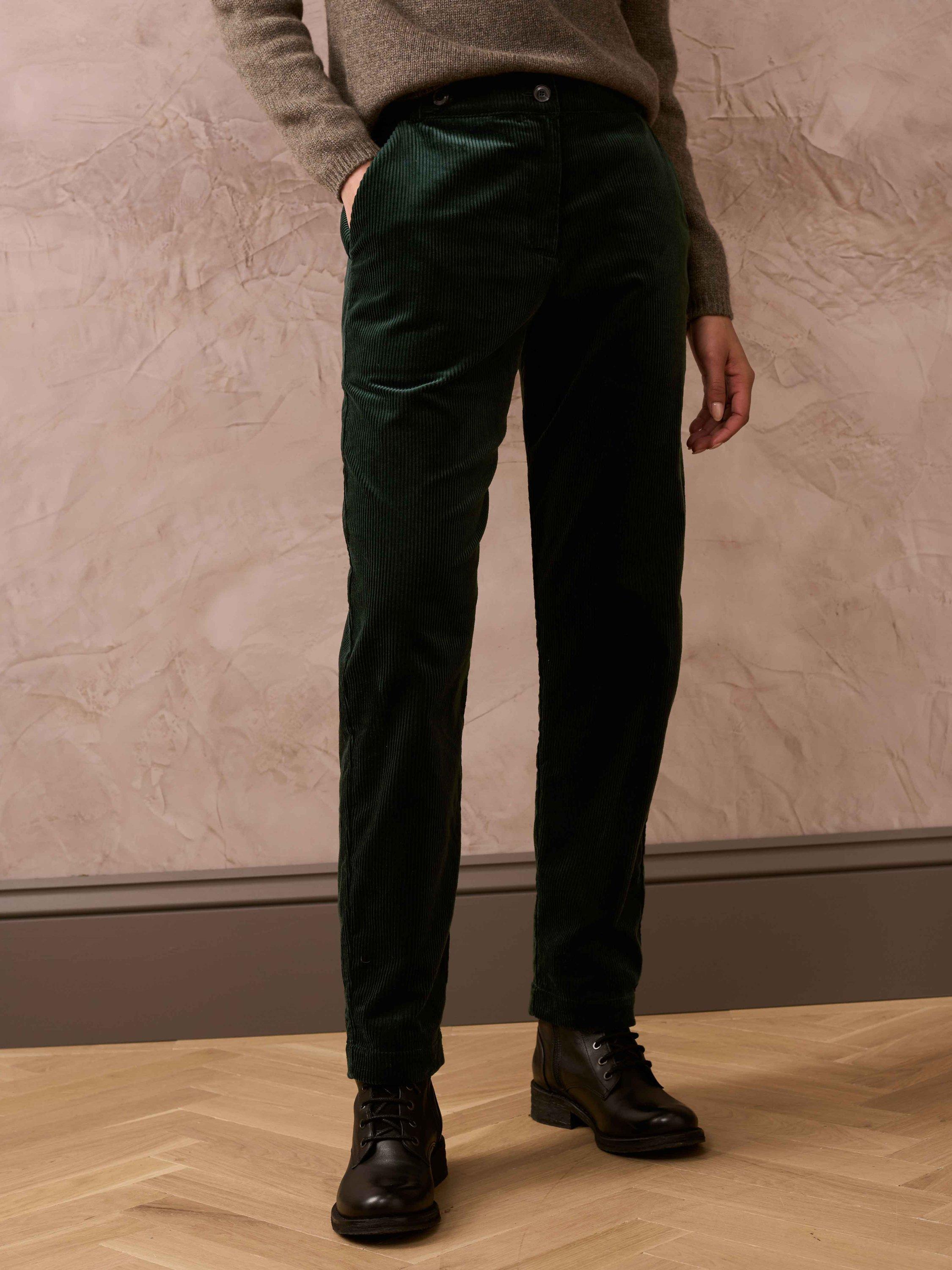 Brora Corduroy Tapered Trousers