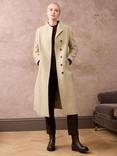 Brora Merino Wool Coat, Oatmeal