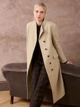 Brora Merino Wool Coat, Oatmeal