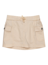 Roxy Kids' Glassy Horizon Mini Skirt, Parchement