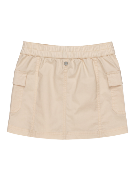 Roxy Kids' Glassy Horizon Mini Skirt, Parchement - view 2, Parchement