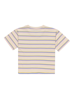 Roxy Kids' Stripe T-Shirt, Parchement - view 2, Parchement
