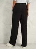 Hobbs Kathy Ponte Trousers, Black