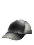 Dune London Oilt Fabric Baseball Cap, Grey