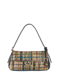 Dune Highgate Textured Check Shoulder Bag, Multi