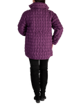 chesca Quilted Reversible Jacket, Purple/Multi