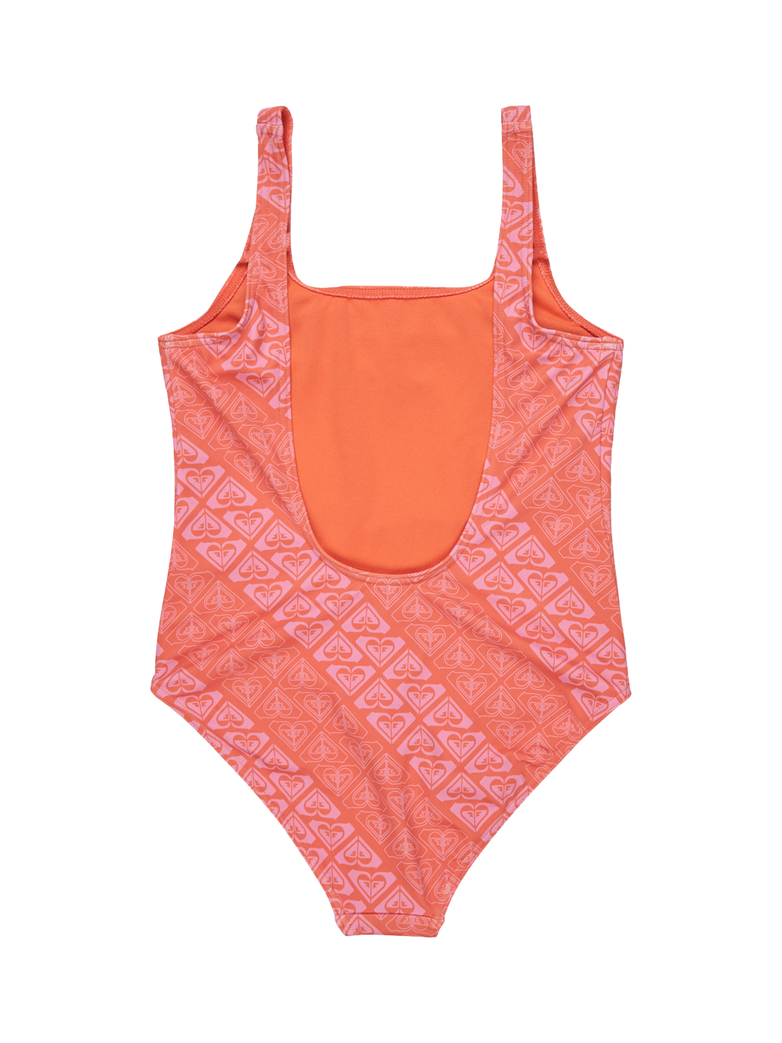 Product image 2 of 2, which shows Roxy Kids' Heart 'N Soul Swimsuit, Emberglow, 8 years