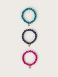 Monsoon Kids' Bead Charm Bracelets, Pack of 3, Multi