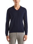 Benetton Wool V-Neck Sweater