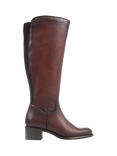 Jones Bootmaker Donatella Leather Long Boots, Black
