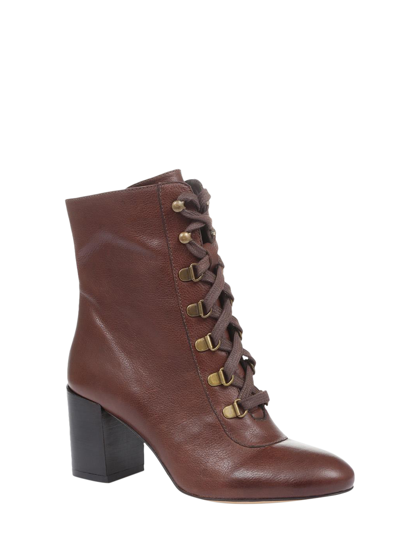 Jones Bootmaker Liana Leather Heeled Ankle Boots