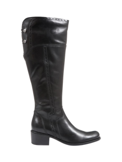 Jones Bootmaker Rachel Medium Calf Fit Leather Riding Boots, Black