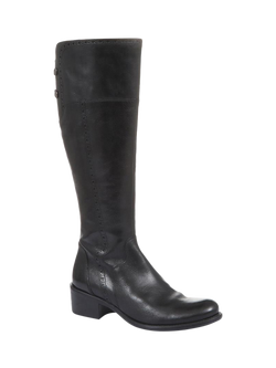 Jones Bootmaker Rachel Slim Calf Fit Leather Riding Boots - view 2, Black