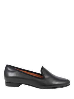 Jones Bootmaker Solene Leather Smart Slip On Pumps, Black