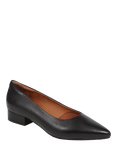 Jones Bootmaker Sunstone Wide Fit Leather Pointed Pumps