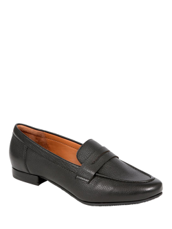 Jones Bootmaker Synara Leather Loafers - view 2, Black