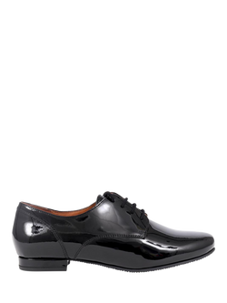 Jones Bootmaker Tanaya Leather Derby Shoes, Black Patent, Black Patent