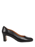 Jones Bootmaker Zoey Wide Fit Leather Heeled Courts