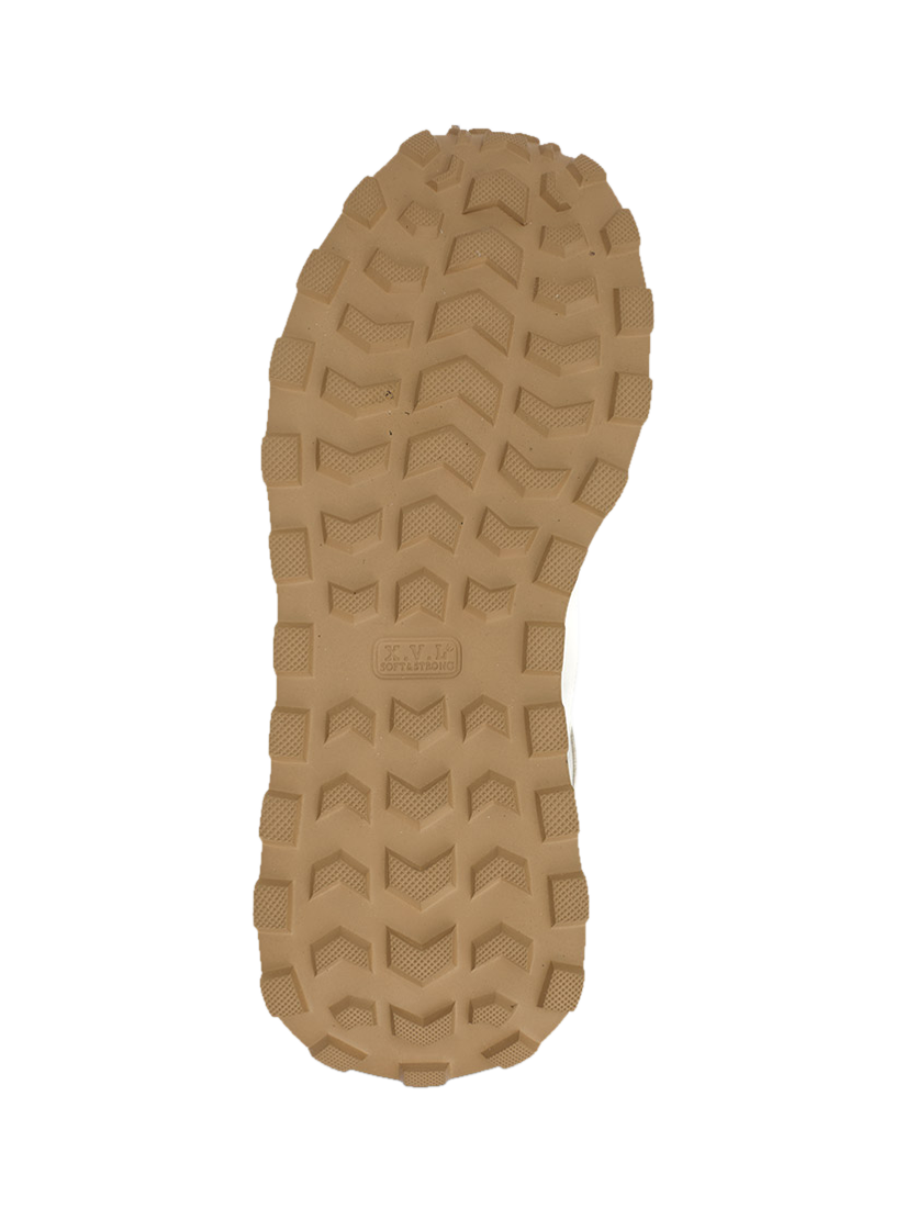 Product image 5 of 5, which shows Jones Bootmaker Bertina Leather Fashion Trainers, Off White, 3