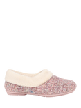 Jones Bootmaker Cariana Faux Fur Slippers, Pink