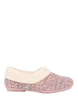 Jones Bootmaker Cariana Faux Fur Slippers, Pink