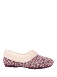 Jones Bootmaker Cariana Faux Fur Slippers, Purple