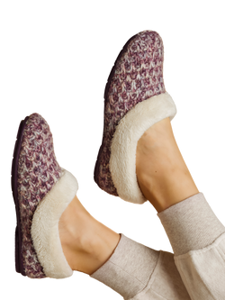 Jones Bootmaker Cariana Faux Fur Slippers - view 2, Purple