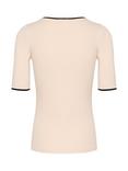 Soaked In Luxury Naida Short Sleeve T-Shirt, Sandshell