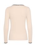 Soaked In Luxury Naida Long Sleeve Top, Sandshell