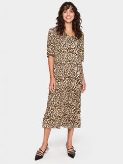 Saint Tropez Gazel Animal Print Dress, Multi, Multi