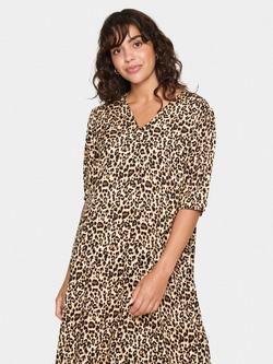 Saint Tropez Gazel Animal Print Dress, Multi - view 2, Multi
