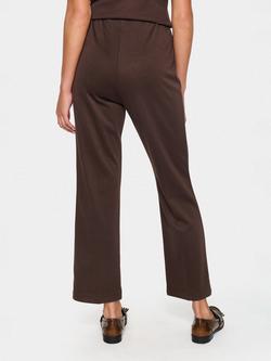 Saint Tropez Kaileen Cropped Bootcut Trousers, Dark Oak - view 2, Dark Oak
