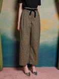 Sister Jane Pine Flock Heart Check Trousers, Green