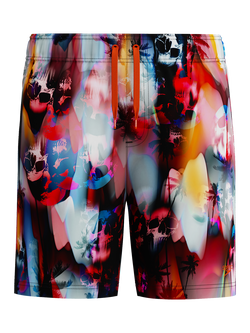 Speedo Kids' 15" Printed Watershorts, Red Ginger, Red Ginger