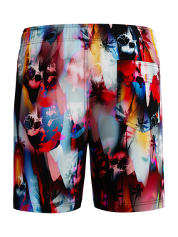 Speedo Kids' 15" Printed Watershorts, Red Ginger - view 2, Red Ginger