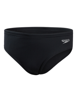Speedo Kids' Endurance+ Briefs, Black/White, Black/White