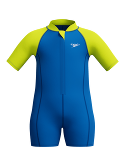 Speedo Kids' Neoprene Short Sleeve Wetsuit, Turkish Sea, Turkish Sea