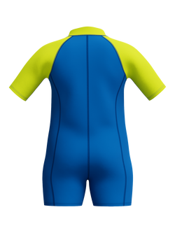 Speedo Kids' Neoprene Short Sleeve Wetsuit, Turkish Sea - view 2, Turkish Sea