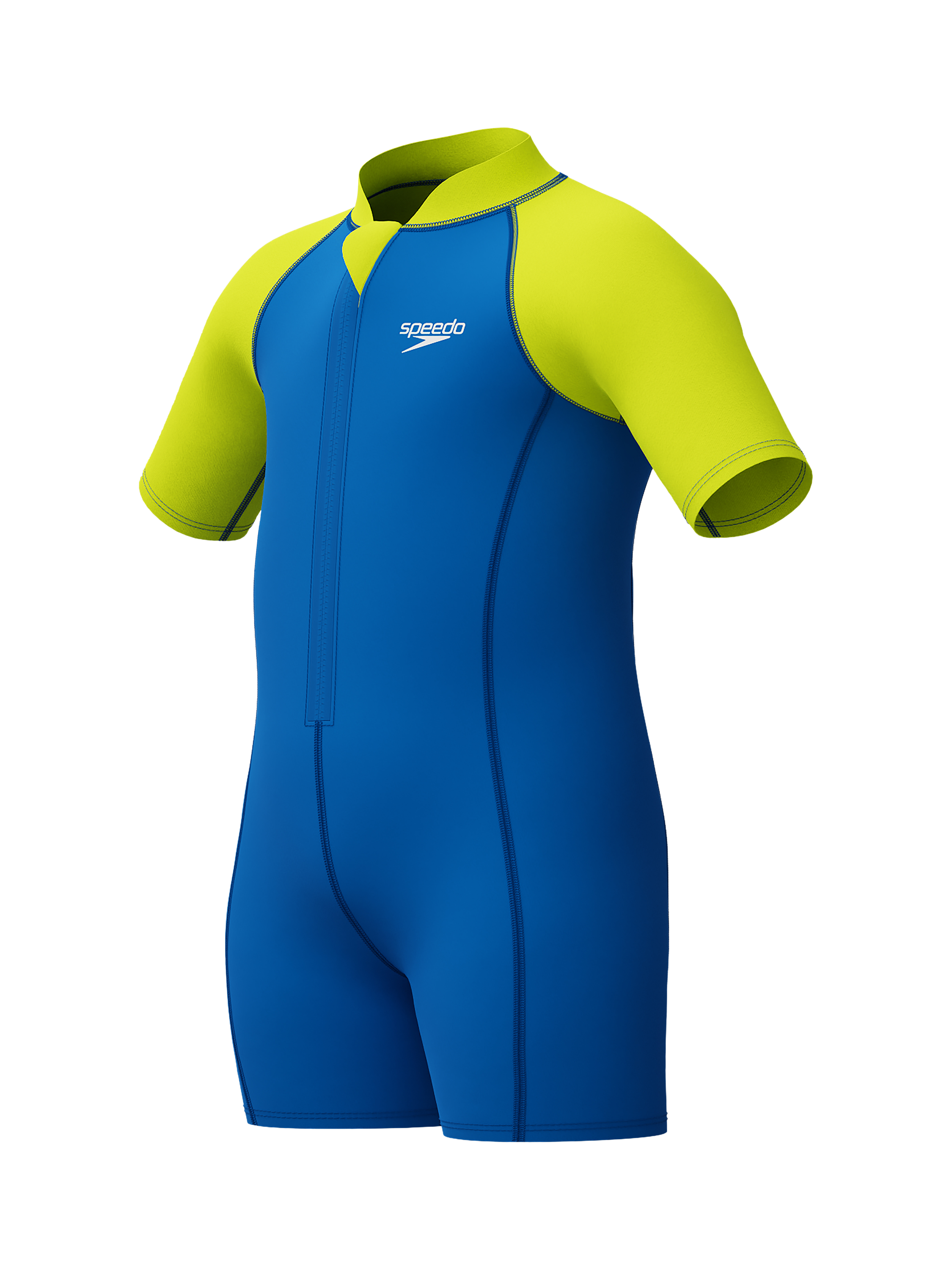 Product image 3 of 6, which shows Speedo Kids' Neoprene Short Sleeve Wetsuit, Turkish Sea, 6-9 months