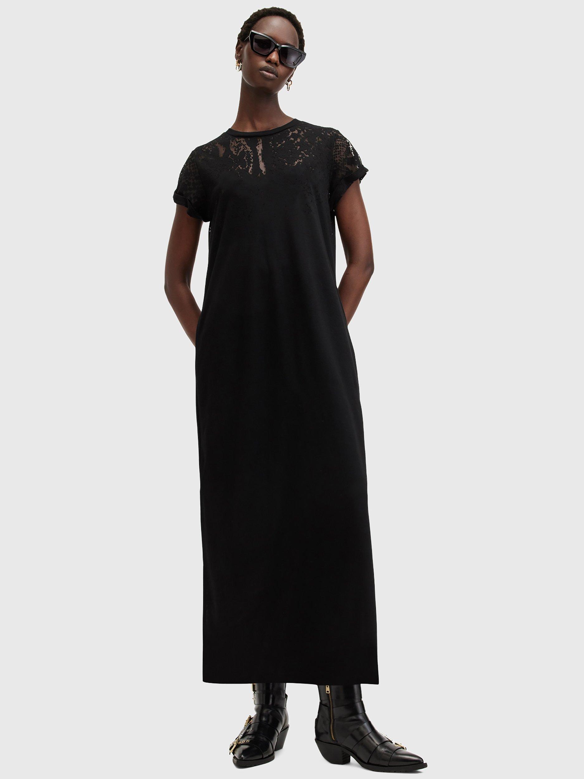 AllSaints Anna Maxi Dress, Black