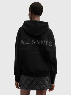 AllSaints Talon Underground Hoodie - view 2, Black