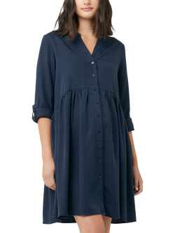 Ripe Demi Shirt Maternity & Nursing Dress, Navy, Navy