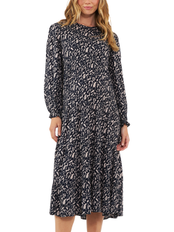 Ripe Izzie Tiered Maternity Dress, Midnight/Mocha, Midnight/Mocha