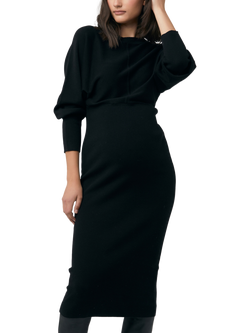 Ripe Sloane Knit Maternity Dress, Black, Black
