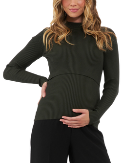 Ripe Lift Up Nursing Knit Top, Ivy
