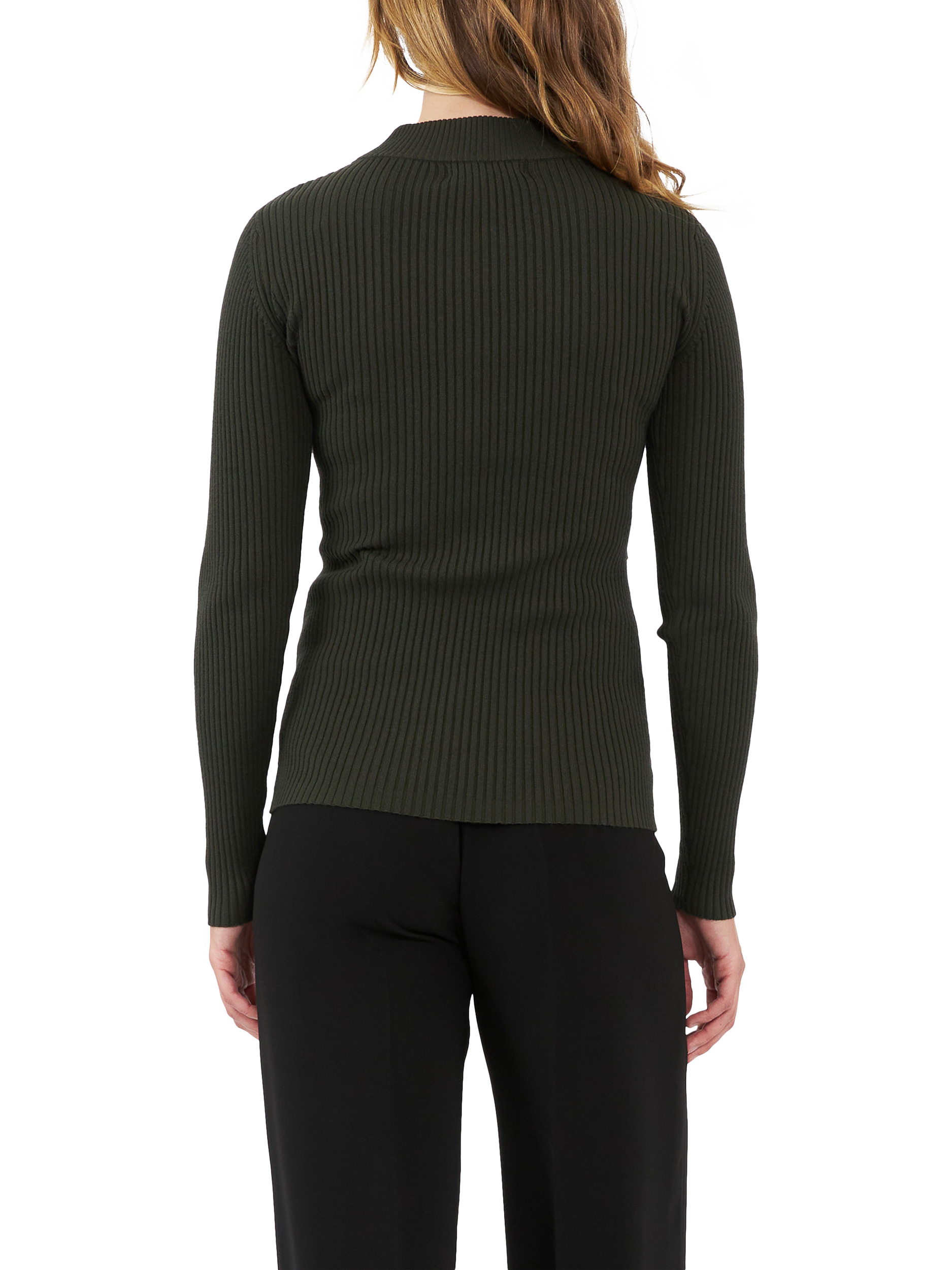 Product image 4 of 5, which shows Ripe Lift Up Nursing Knit Top, Ivy, XS