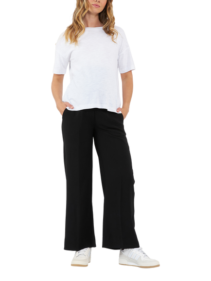 Ripe Alexa Wide Leg Maternity Trousers, Black - view 2, Black