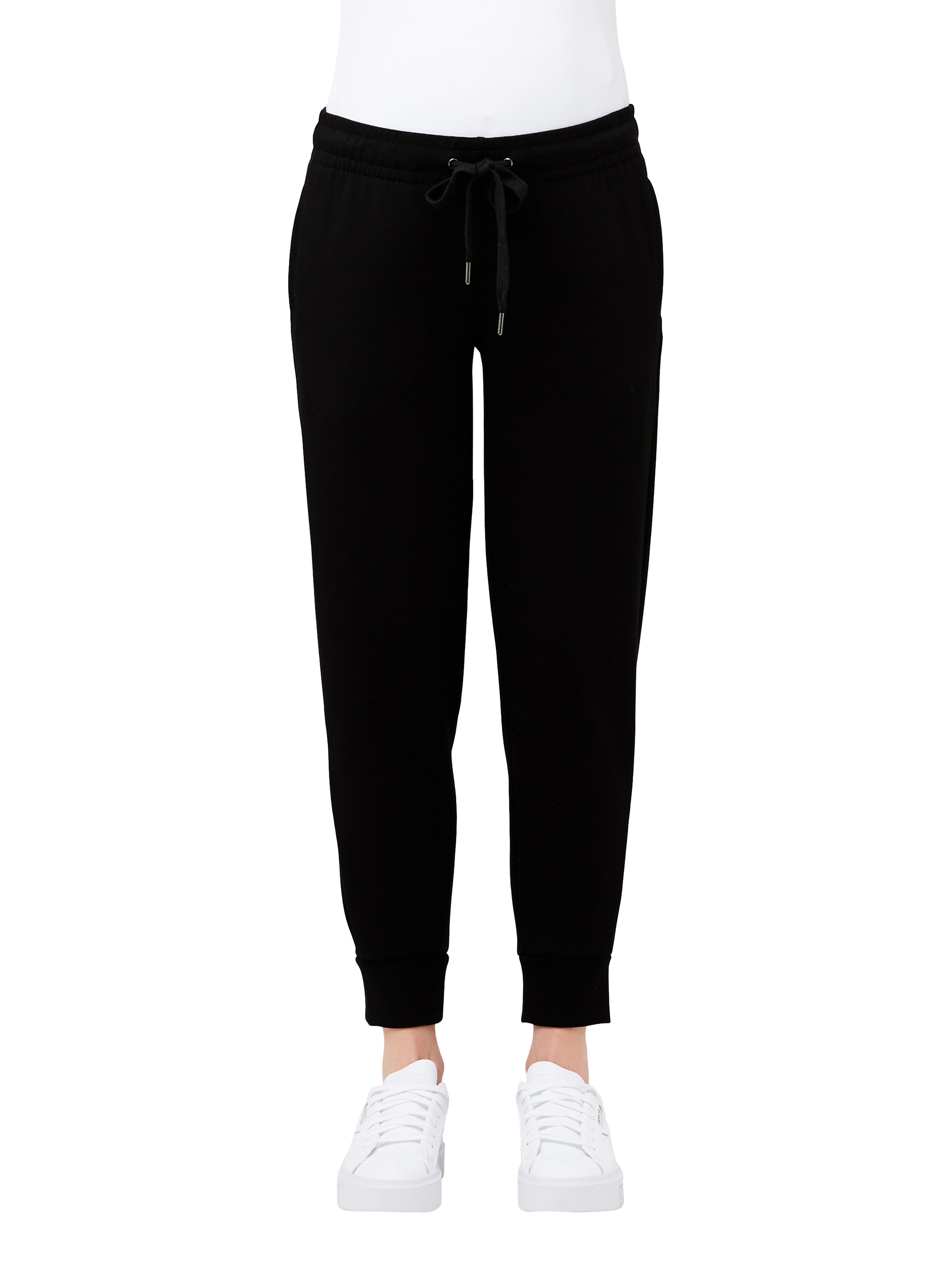 Product image 2 of 6, which shows Ripe Super Soft Scuba Maternity Joggers, Black, XS