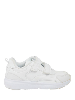 Trotters Kids' Lightning Trainers, White, White