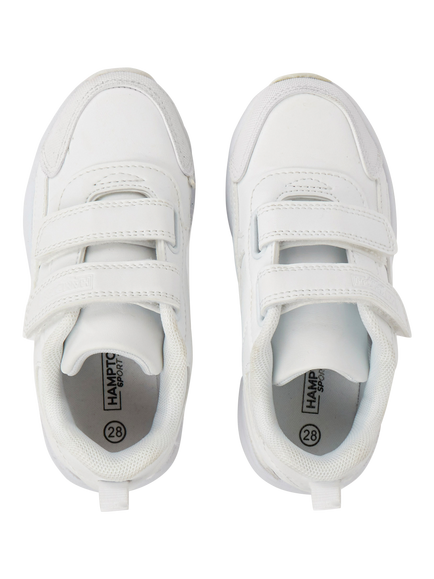 Trotters Kids' Lightning Trainers, White - view 2, White